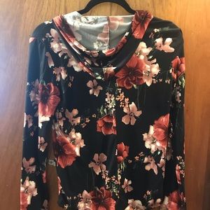 Minette LARGE floral hoodie (RUNS SMALL)